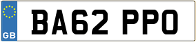 Truck License Plate